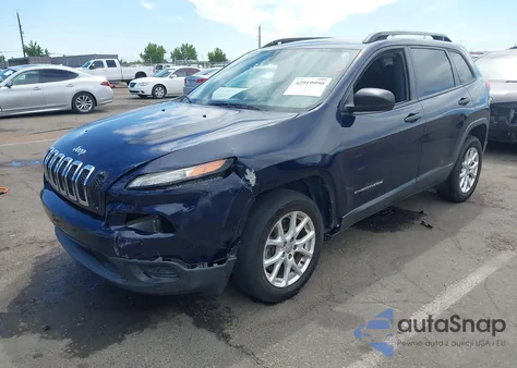 2016 Jeep Cherokee Sport из США, поврежденный, VIN 1C4PJLABXGW177286